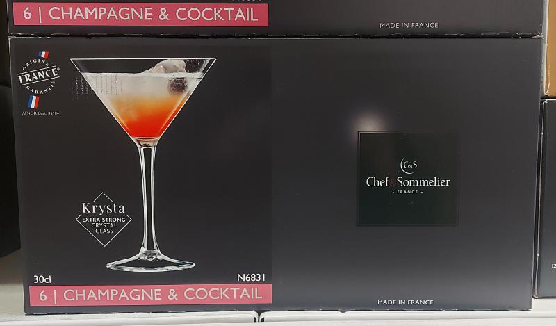 Chef Sommelier; Cabernet 30cl koktél, Martini, 6db