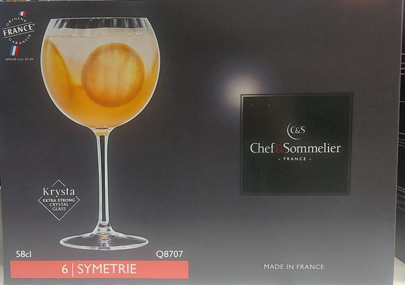 Chef Sommelier Symetrie boros kehely, ballon, 58cl, 6db