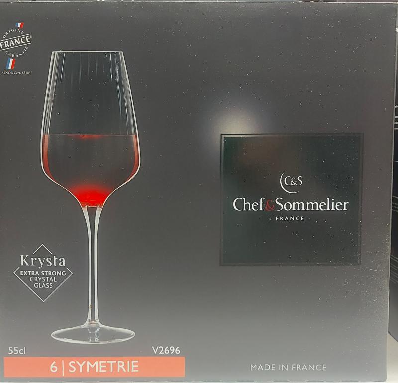 Chef Sommelier Symetrie boros pohár, tulip, 55cl, 6db