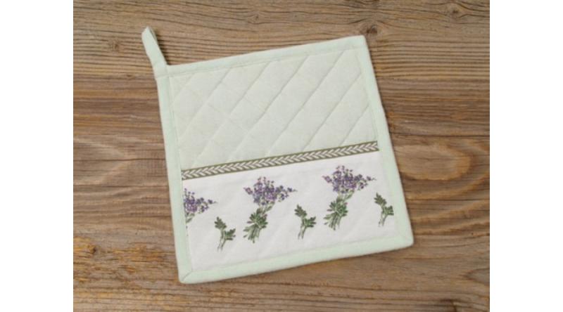 C.H.S.87041 Edényalátét 20x20cm, 100% pamut, zsinóros, Lara