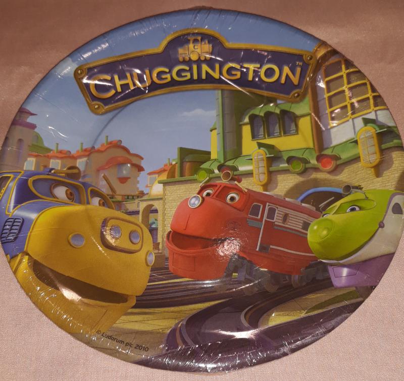 Chuggington papírtányér, 18 cm, 10 db,