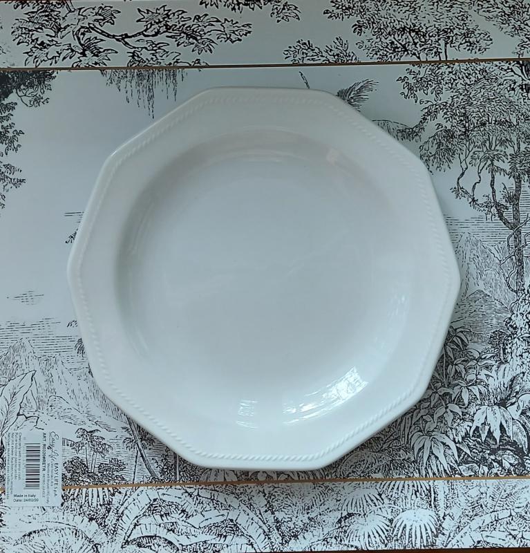 CHURCHILL ARTIC WHITE kerámia desszert tányér fehér kb.20cm, 407149DT