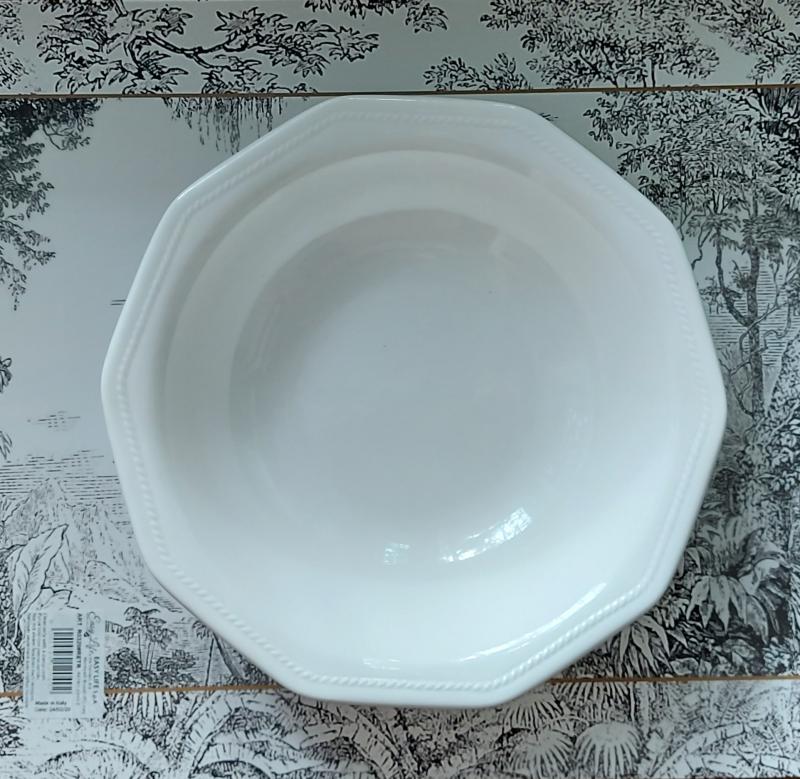 CHURCHILL ARTIC WHITE kerámia mély tányér fehér kb.21-22cm, új méret, 407149MT
