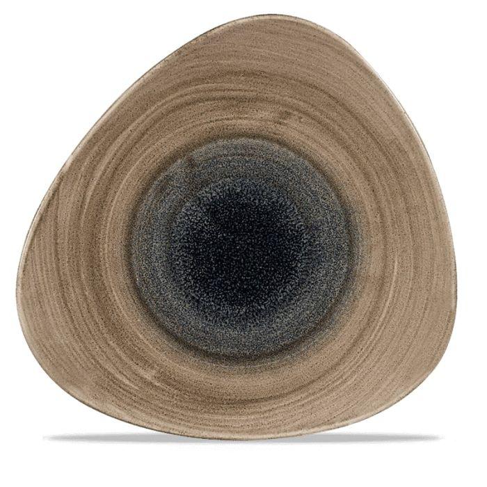 Churchill STONECAST AQUEOUS BAYOU kerámia, háromszög tányér 31,1cm,1db, SABTTR121