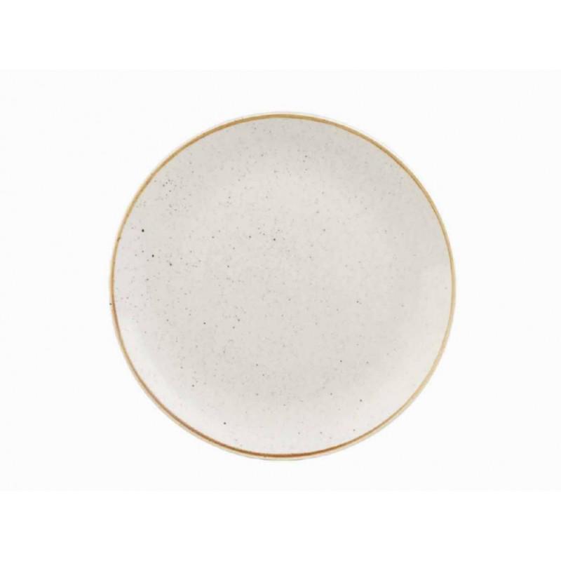 Churchill STONECAST BARLEY WHITE kerámia desszert tányér 21,7cm 1db, SWHSEVP81