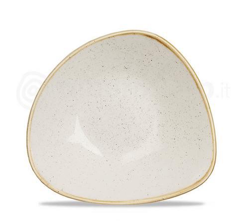 Churchill STONECAST BARLEY WHITE kerámia háromszög mély tál, 23,5cm, 1db, SWHSTRB91 406801