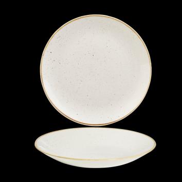 Churchill STONECAST BARLEY WHITE kerámia, kerek, mély tányér 25cm,1db, SWHSPD251
