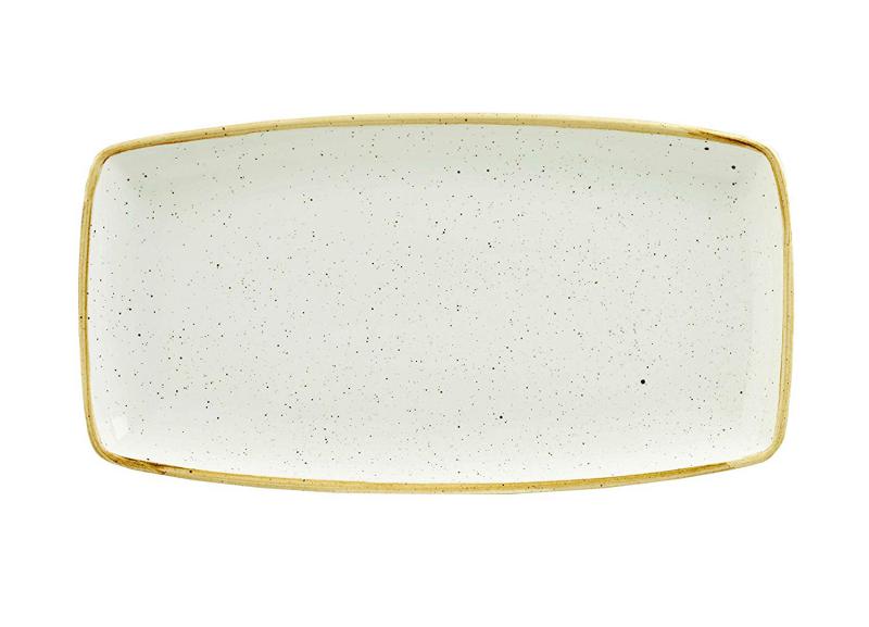 Churchill STONECAST BARLEY WHITE kerámia szögletes tál 34,5 x 18,5 cm 1db, SWHSOP141