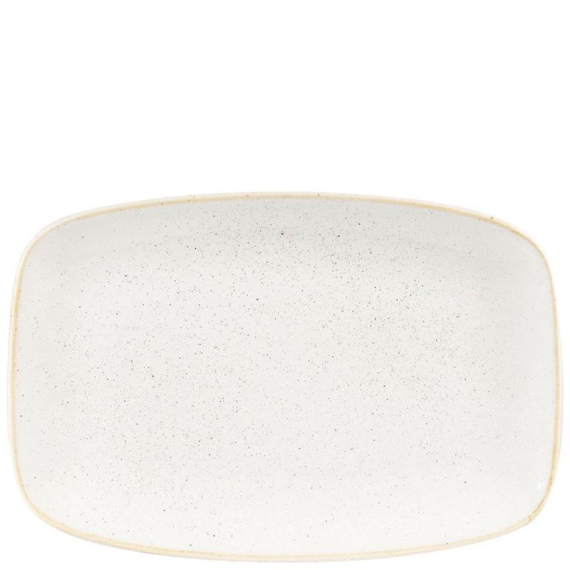 Churchill STONECAST BARLEY WHITE kerámia szögletes tányár 35x23,5 cm 1db, SWHSXP141