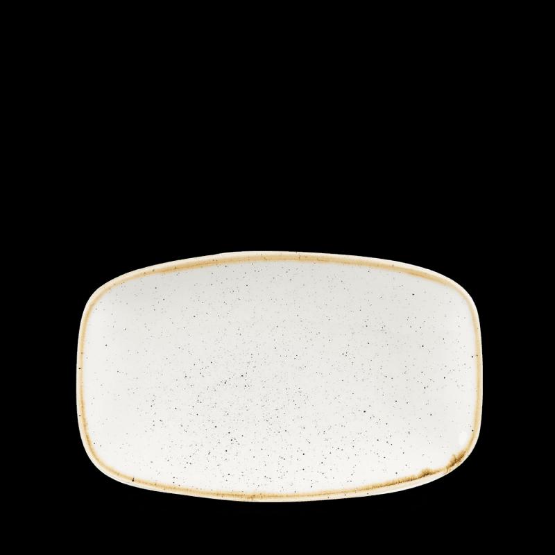 Churchill STONECAST BARLEY WHITE kerámia szőgletes tányér 1db, SWHSX07 1