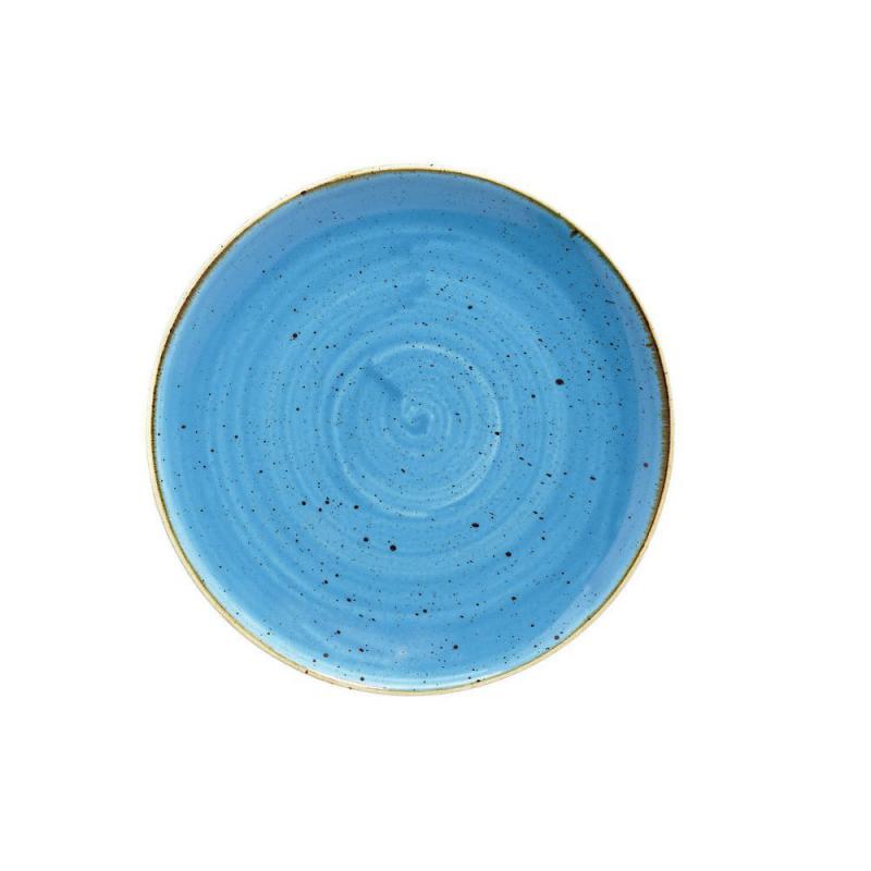 Churchill STONECAST CORNFLOWER BLUE kerámia desszert tányér 21,7cm 1db, SCFSEVP81