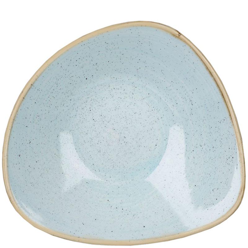 Churchill STONECAST DUCK EGG kerámia háromszög mély tál, 23,5cm, 1db, SDESTRB91