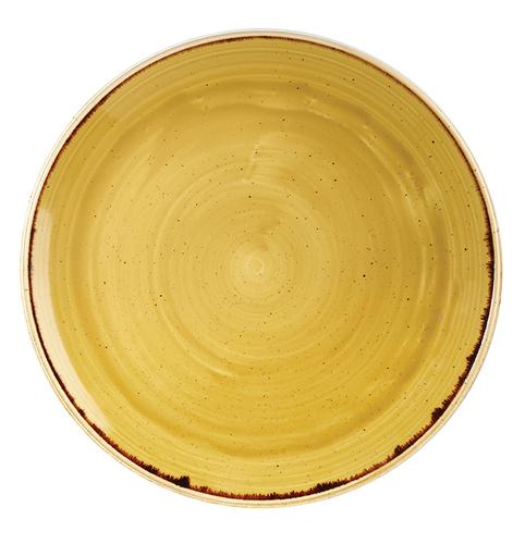 Churchill Stonecast MUSTARD kerámia lapos tányér, 28,8 cm, 1 db, SMSSEV111