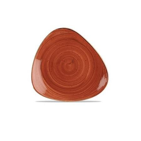 Churchill STONECAST ORANGE kerámia, háromszög tányér 26,5cm,1db, SSOSTR101