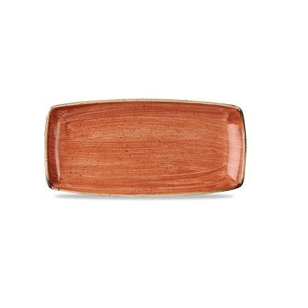 Churchill STONECAST ORANGE kerámia szögletes kis tál 29,5 x 15 cm 1db, SSOSOP111