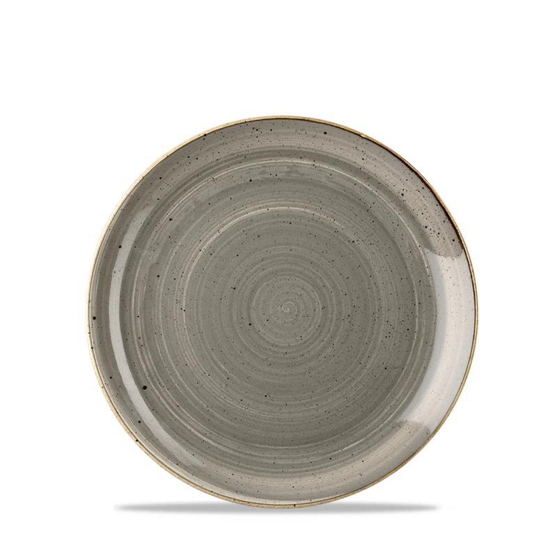 Churchill STONECAST PEPPERCORN GREY kerámia kisebb lapos tányér (zsemlés,vajas) 16,5cm 1db, SPGSEVP61