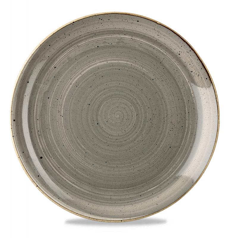 Churchill STONECAST PEPPERCORN GREY kerámia nagy, lapos, alátét tányér 32cm 1db, SPGSEV121