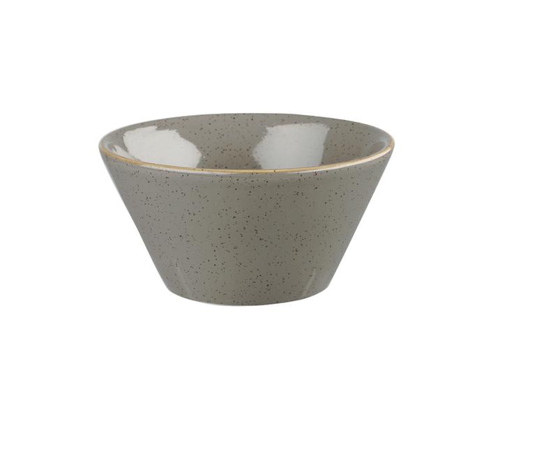 Churchill STONECAST PEPPERCORN GREY kerek kínáló, 34cl, 1db, SPGSZE121