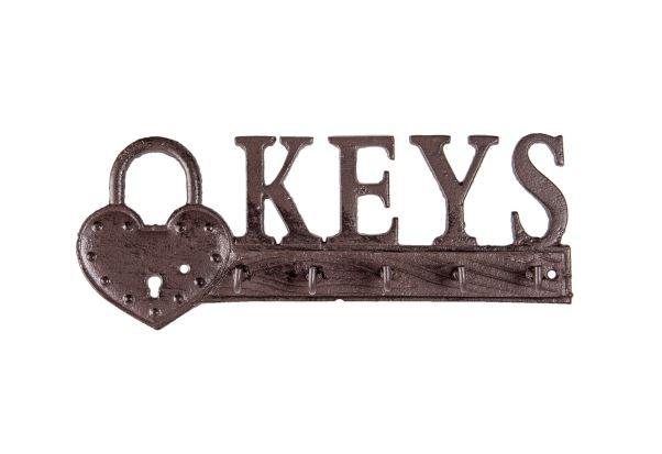 CLEEF.6Y4321 Öntöttvas fali kulcstartó 27x3x10cm, Keys