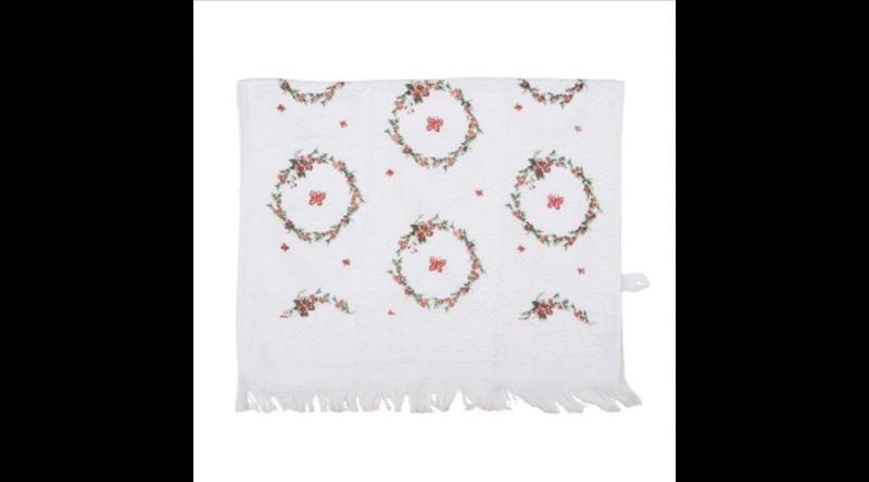 CLEEF.CTFEB-1 Konyhai kéztörlő 40x66cm, pamut, Flower Easter Bunny