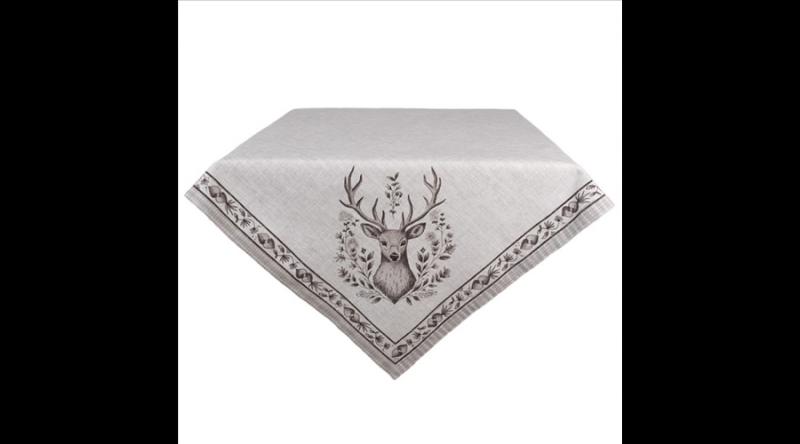 CLEEF.GTW01 Asztalterítő 100x100cm, 100% pamut, Gentle Wilderness