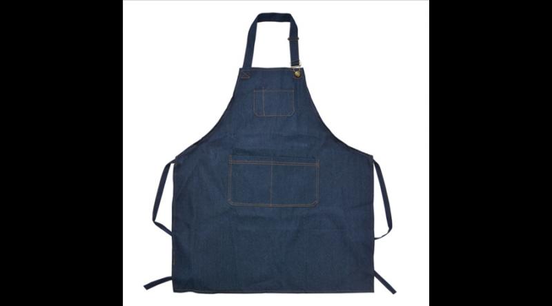 CLEEF.KT041.041 Farmerkötény kék, 77x68cm