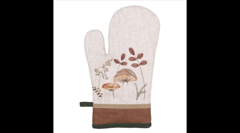 CLEEF.LFJ44 Edényfogó kesztyű 18x30cm,100% pamut, Little fall jewels