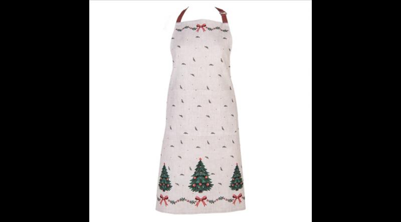 CLEEF.TCH41 Kötény 70x85cm,100% pamut, Traditional Christmas Harmony