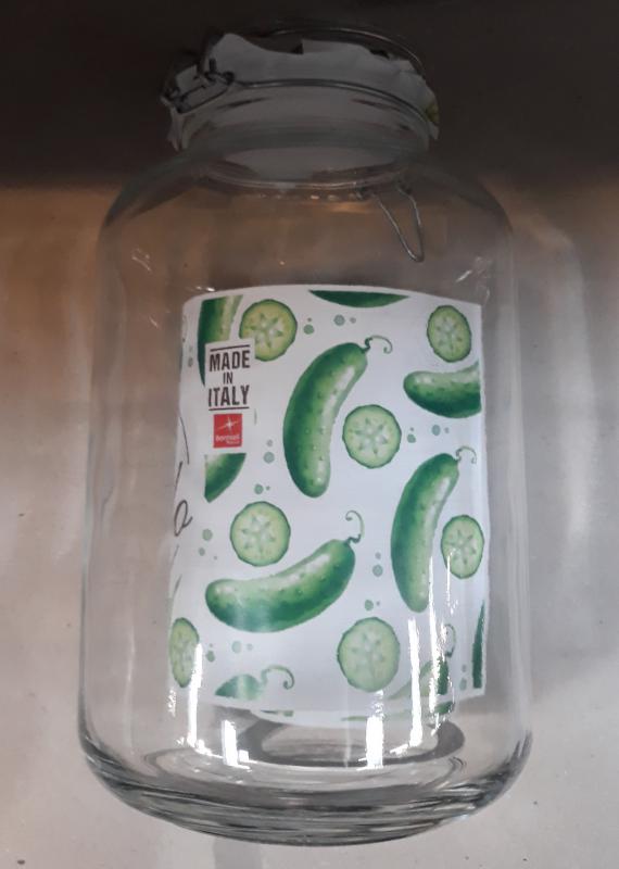 Csatos befőttes üveg, 4 liter, Bormioli Rocco FIDO,119891