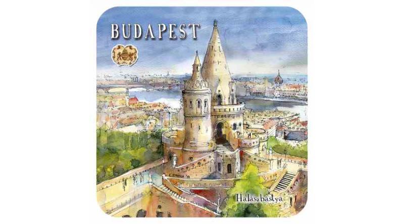 CZW.pohalá1-BU6  Parafa poháralátét,1 db-os, Budapest