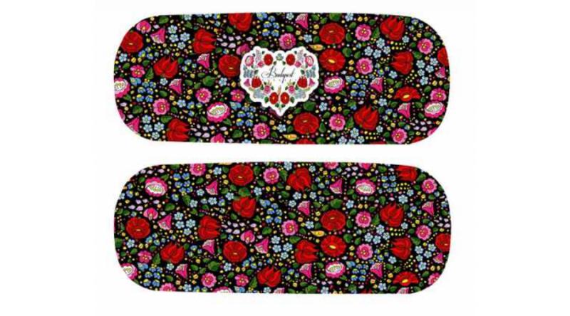 CZW.sztokke-FO Szemüvegtok kendővel, Budapest Folk