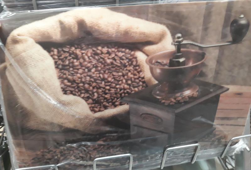 Delta műanyag reggeliző alátét, 45X30 cm, Coffee Mill, ART T2230D732