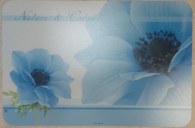 Delta műanyag reggeliző alátét, 45X30 cm, Nature blue, ART T2230D534