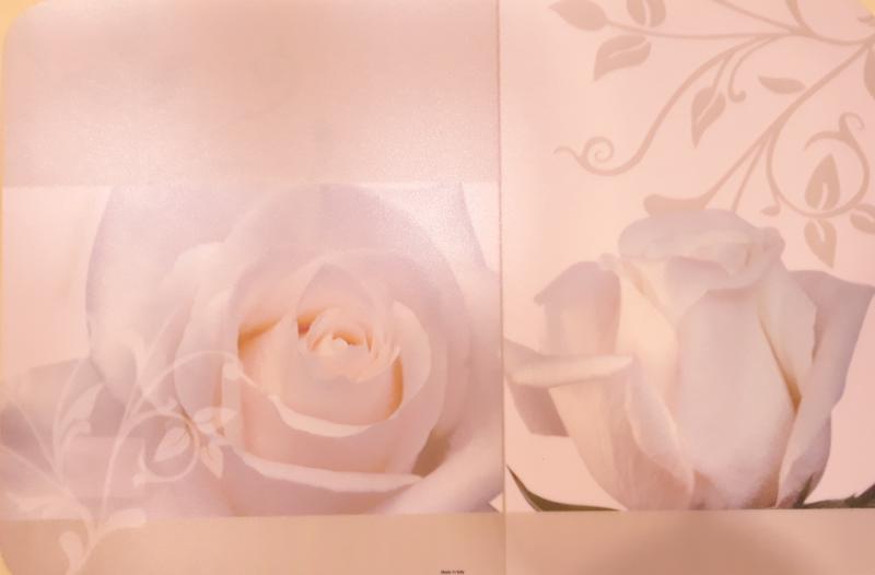 Delta műanyag reggeliző alátét, 45X30 cm, White Ornaments, ART T2230D573