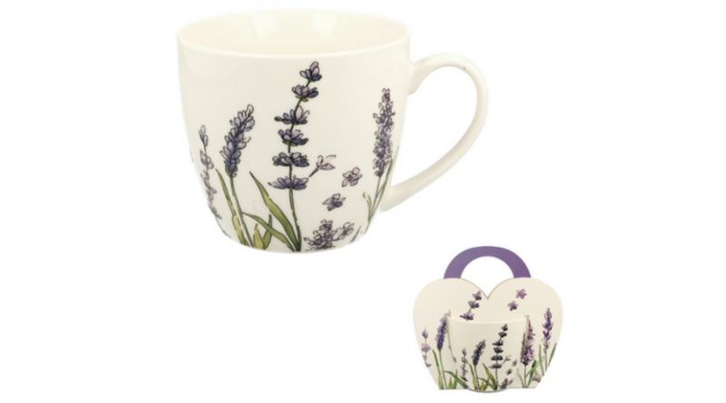 D.G.21660 Porcelánbögre 460ml, Lawendowy