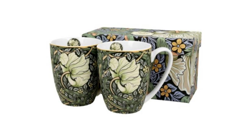 D.G.27488 Porcelánbögre 360ml, 2 db-os, dobozban, William Morris:Pimpernel