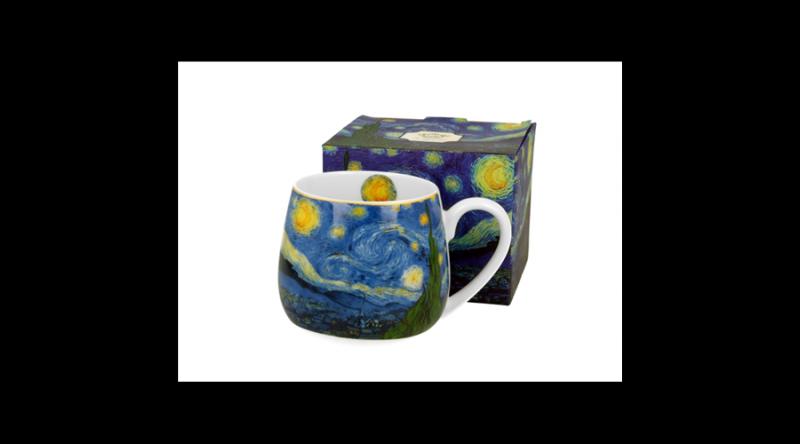 D.G.28621 Porcelánbögre 430ml, dobozban, Van Gogh:Csillagos éj