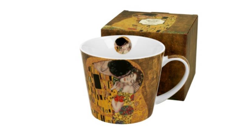 D.G.32277 Porcelánbögre 610ml,  dobozban, Klimt:The Kiss