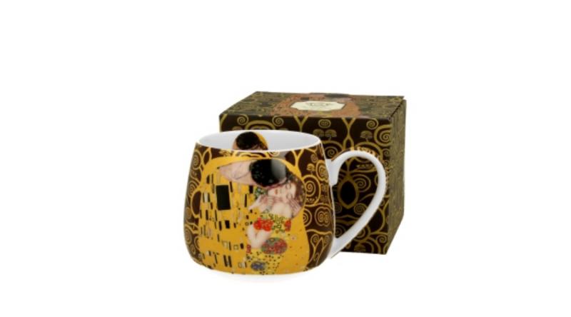 D.G.33373 Porcelánbögre, 430ml, dobozban, Klimt:The Kiss