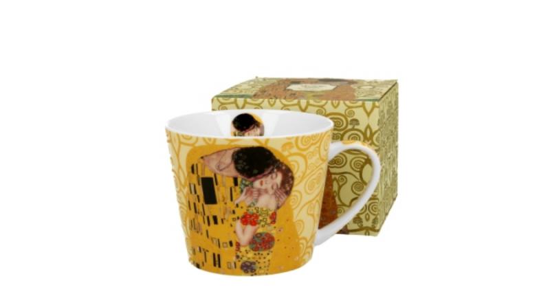 D.G.33465 Porcelánbögre 610ml, dobozban, Klimt:The Kiss