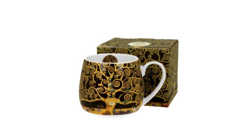 D.G.33533 Porcelánbögre 430ml, dobozban, Klimt:Életfa