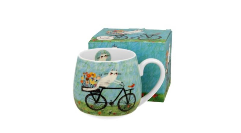 D.G.34509 Porcelánbögre 430ml,dobozban, Bicycle