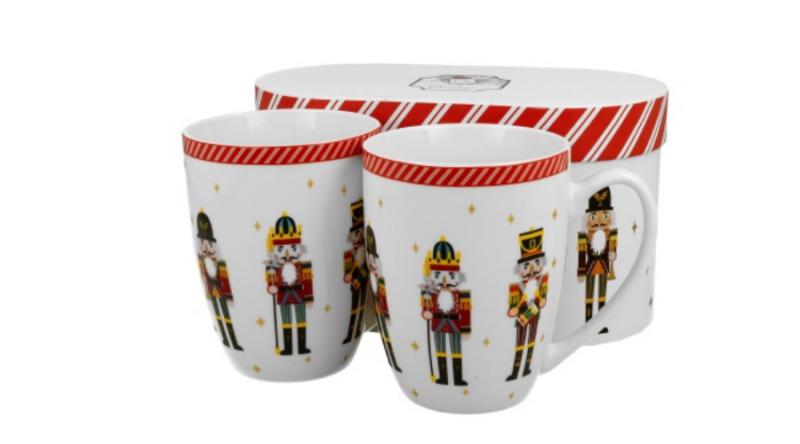 D.G.36497 Porcelánbögre 380ml, 2 db-os szett dobozban, Nutcrackers