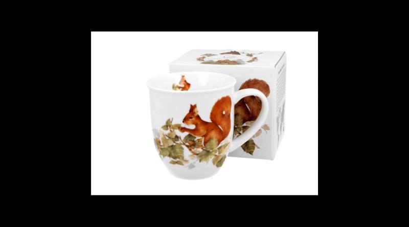 D.G.56518 Porcelánbögre 400ml, dobozban, Squirrel