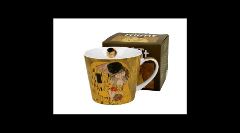 D.G.56877 Porcelánbögre 600ml, dobozban Klimt: The Kiss
