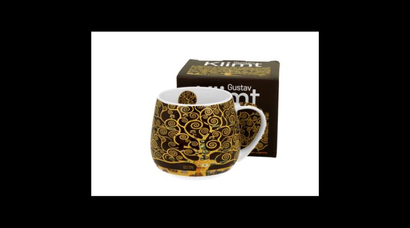 D.G.57119 Porcelánbögre 430ml, dobozban, Klimt: Életfa