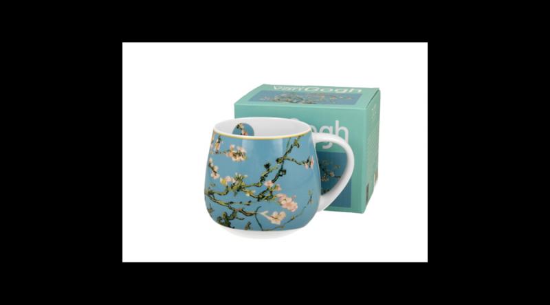 D.G.59168 Porcelánbögre 430ml, dobozban, Van Gogh: Mandulavirágzás