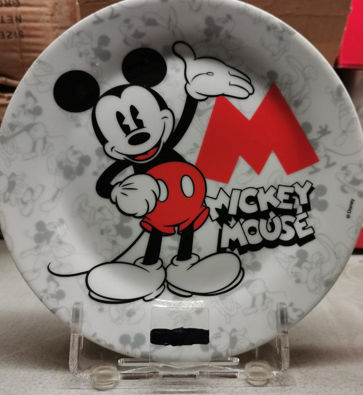 Disney Mickey 90 kerámia tányér, 1 db, 265003