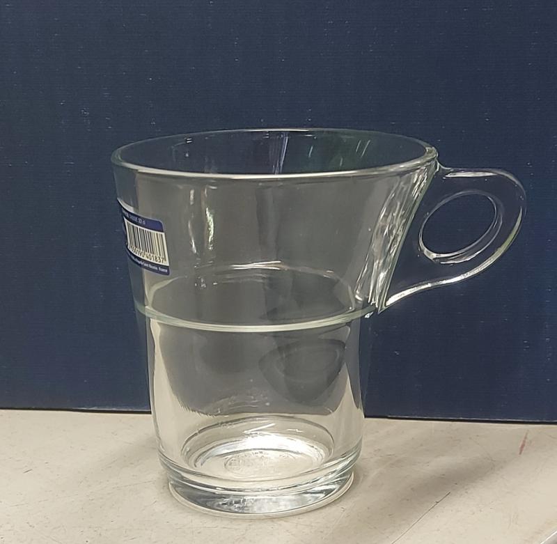 Duralex Caprice üveg csésze 22cl, átlátszó, 6db