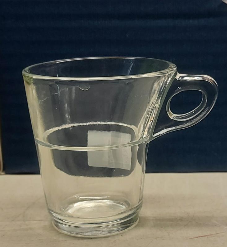 Duralex Caprice üveg csésze 9cl, átlátszó, 6db (kicsi)